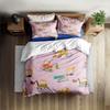 Children Diggers Duvet Cover Set King Queen Double Full Twin Single Size Bed Linen Set