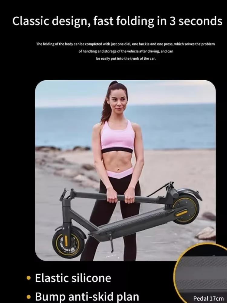 EMOKO A19 500W 12" Electric Scooter 35km/h 36V 15Ah Battery Smart APP Control Escooter for Adults New Model Escooter Range 50km