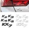 3D металлический хромированный черный K2 K3 K4 K5 KX7 буквы логотип задний багажник багажник эмблема значок наклейка для KIA аксессуары для стайлинга автомобилей