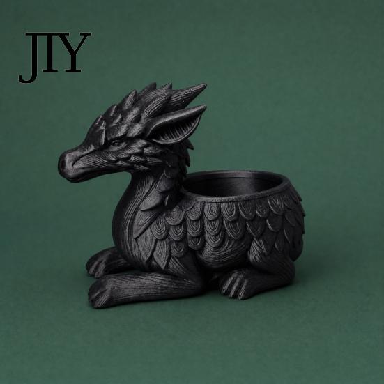 3D Printed Planter Pot Dragon Pot, Mini Succulents Herb Plants Flower Desktop Indoor Outdoor Container, Home Balcony Decoration Small