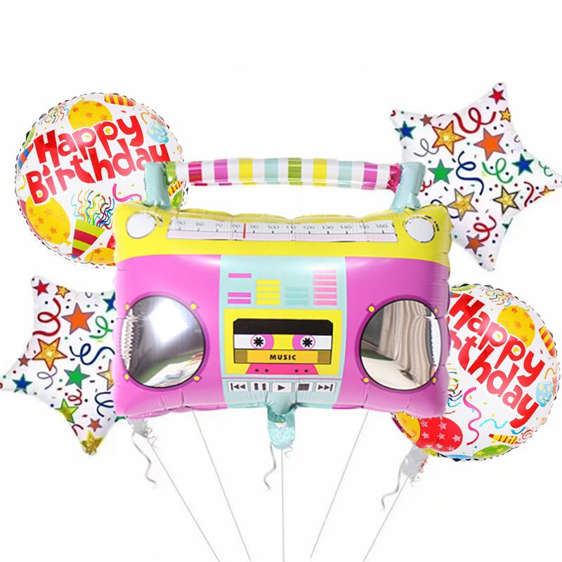 Sweet Donut Ice Cream Cake Foil Balloons Love Helium Balloon Baby Shower Birthday Party Decoration Kids Toy Digital Figure Globo