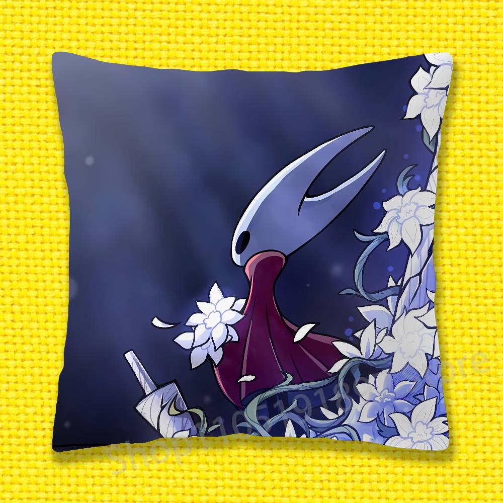 H-Hollow K-Knight Silksong Наволочка для декоративной подушки 30x30см 40x40см 45x45см 50x50см 55x55см Квадратная Наволочка для диванной подушки