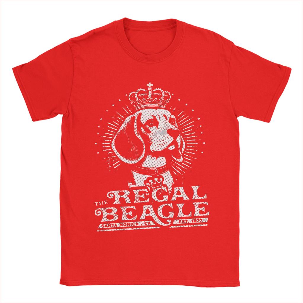Leisure The Regal Beagle TShirt for Men Round Neck Pure Cotton T Shirt Short Sleeve Tees Printed Tops