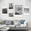 Black White World City Landscape Canvas Painting Paris London Poster Print Modern Wall Art Picture Bedroom Decoration Home Decor