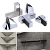 Mount Wardrobe Cupboard Frameless Brackets Cabinet Door Clip Glass Shelf Holder Glass Door Clamp