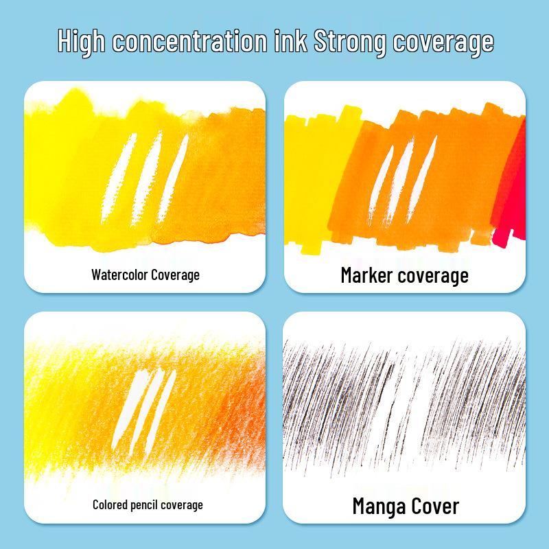 Rubens 50ml White Ink: Liquid Watercolor for Manga, Starry Sky Effects, Masking Fluid & Highlights.