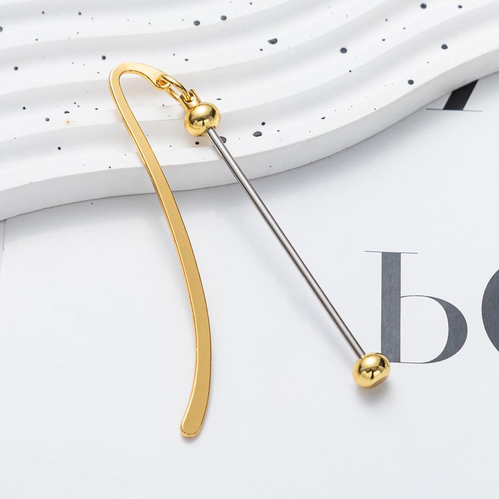 Закладки для книг с крючками из бисера своими руками, металлические маркеры для книг с длинным кулоном, аксессуары для чтения, подарок для книголюба, книжного червя