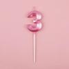1pc Birthday Cake Topper Candles Blue Pink Birthday Digital Candle Memorial Day Party Cake Decor For Girl Boys Cake Accessories