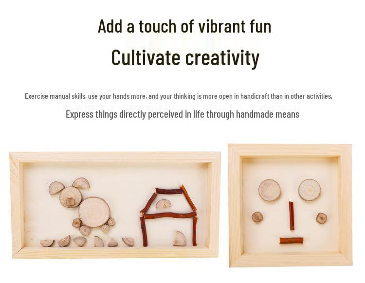 Wood Chips & Tree Slices Activity Kit for Kindergarten