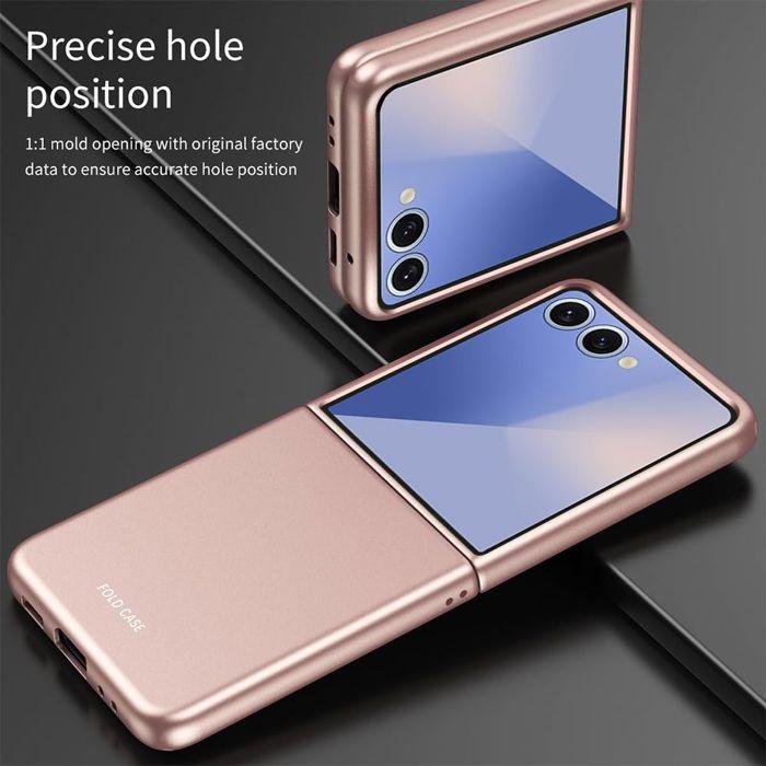 Coque pour Samsung Galaxy Z Flip 8, Protection Rigide Slim Anti-Rayures Antichoc Rose