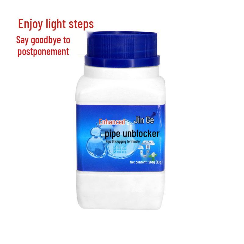 Мощное средство для прочистки труб с активным кислородом - Растворяет и дезодорирует для дезинфекции ванной комнаты, кухни и туалета