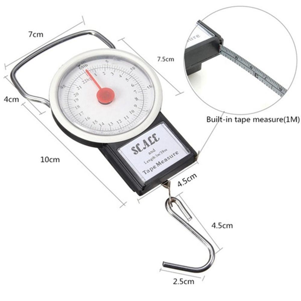 Balance Travel Suitcase Hanging Hook Kitchen  Fish Measurement Weighing Scales Luggage Scale