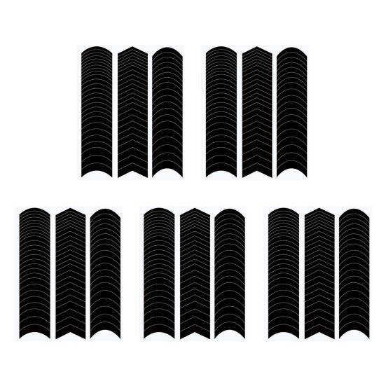 5 шт. наклейки для ногтей водонепроницаемые декоративные долговечные хорошие французские художественные полоски линии наклейки принадлежности