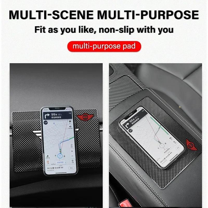 CCH1 For BMW Car Dashboard Sticky Anti-Slip PVC Mat Non-Slip Storage Holder Pad For MINI Cooper One S JCW R53 R56 R50 R58 F56 R55 Car