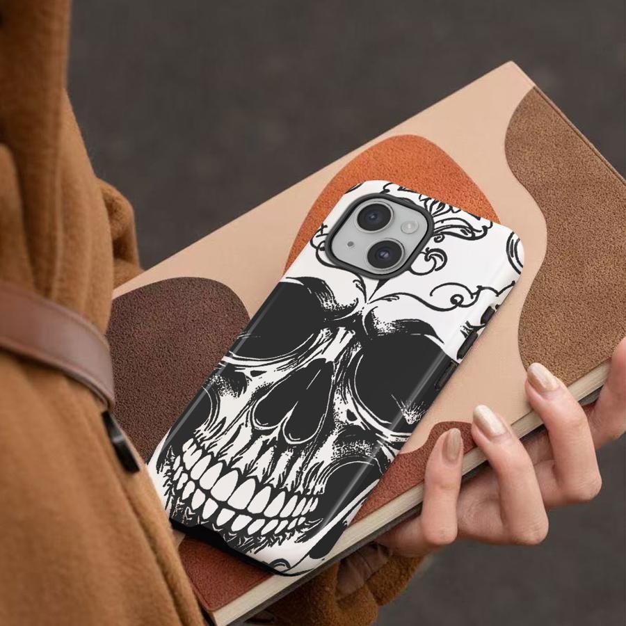 Крутая Модная Мягкая Чехол-Крышка Череп Capa Чехол для Телефона для Apple iPhone 17 Air 11 16 16e 12 14 Plus 15 Pro Max XS XR 13