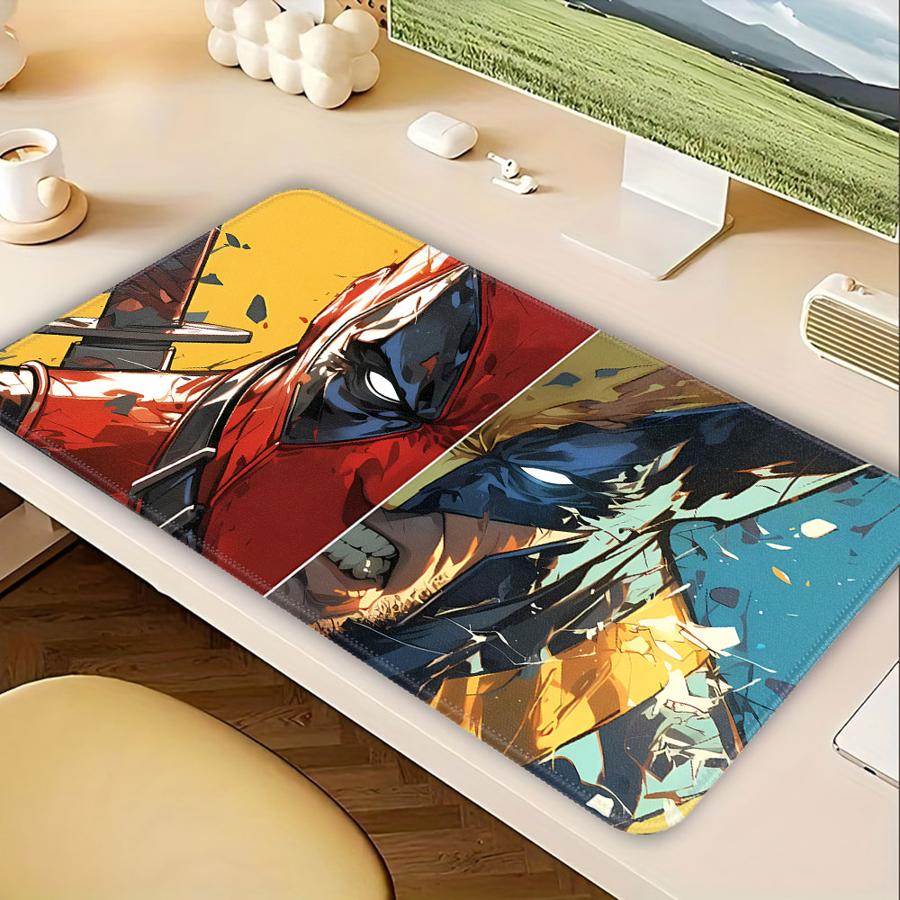 Marvel Deadpool Wolverine Cute Mouse Pad office Pad Computer Laptop Pad Desk accessories Game Console Pad Keyboard Mouse Pad