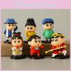 Collectible Pvc Anime Figure Set Featuring 6 Unique Character Designs For Display