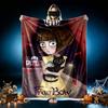 1pc Girl Cartoon Character Blanket, Home Printed Throw Blanket - Soft Blanket Gift for Family, Washable Sofa Bed Blanket