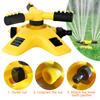 360 Degree Automatic Rotating Sprinkler Head 3-Arm Water Sprinkler Garden Lawn Large Area Coverage Water Sprinkler Irrigation