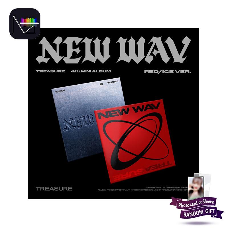 TREASURE 4-й мини-альбом NEW WAV КРАСНАЯ ВЕРСИЯ. / ЛЕД. ВЕР.