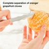 Инструмент для чистки апельсинов Yousheng Easy Peel, овощечистка для цитрусовых, нержавеющая сталь, треугольное лезвие, зигзагообразная лопатка, гаджет для чистки апельсинов, лимонов, грейпфрутов