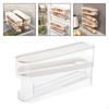 Eggs Organizer Egg Holder for Refrigerator Automatic Roller Storage Container Dispenser