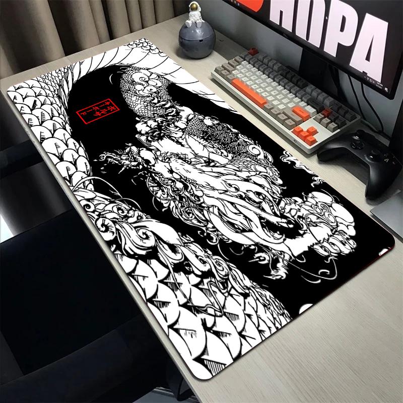 Chinese Dragon Mouse Pad Large Gaming Mousepad Natural Rubber Soft Mouse Mat Pc Gamer Accesorios Mousepads Laptop Office Carpet