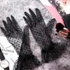 Новые сетчатые черные сетчатые перчатки Сексуальные кружевные перчатки Перчатки Женские Леди Товары для вечеринки Элегантное выпускное платье Свадебные перчатки невесты Перчатки
