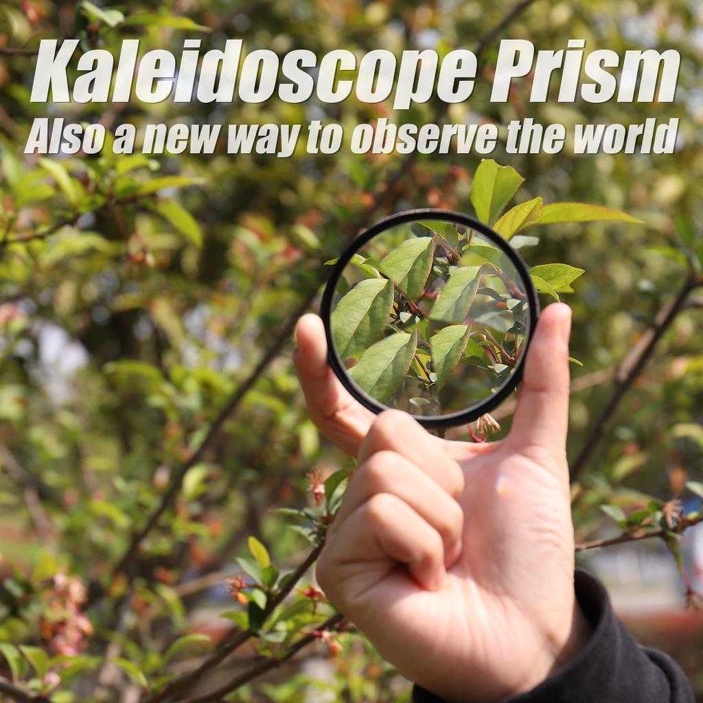 Камерный фильтр Фотография Размытие переднего плана Реквизит для пленочной фотографии 77 мм Стеклянный пентапризменный фильтр Аксессуары для камеры