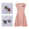 1Pair Vintage Gold Silver Color Retro Bee Brooches Men Women Metal Suit Collar Pins