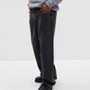 Gap Men's Washed Black Mid-Waist Loose Wide-Leg Jeans