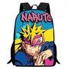Рюкзак NARUTO Anime 15 дюймов с регулируемыми лямками, легкий школьный рюкзак для повседневного использования для мальчиков и девочек 6-10 лет