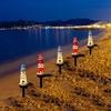 Lighthouse Solar Light Outdoor Waterproof Garden Solar Light Decorative Lighthouse Walkway Light with Spike for Flower Beds Courtyard Patio