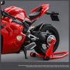 Большой размер 1/9 Ducatis Panigale V4S Сплав Гоночный мотоцикл Симуляция Литой металл Уличный мотоцикл Модель со светом Детский подарок