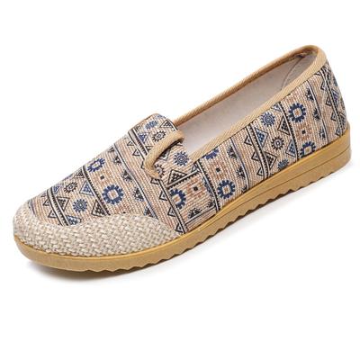 Женские однобортные туфли из парусины, легкие сетчатые летние дышащие туфли на плоской подошве, женские повседневные нескользящие мокасины для женщин, новые