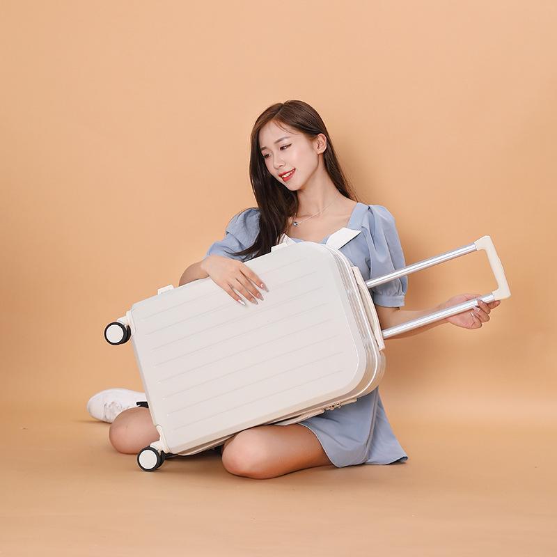 Универсальный чемодан 20"/24": Легкая и ценная сумка на колесиках для студентов с надежным замком с паролем.