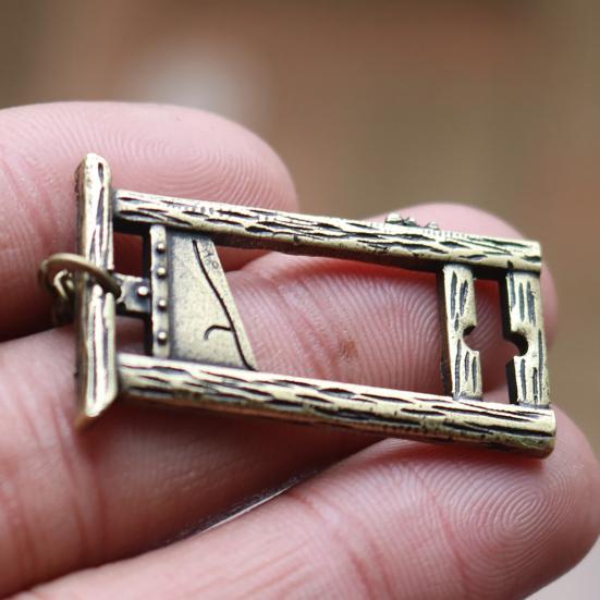 Гильотина ожерелье готический Pnoto рамка цепи ювелирные изделия подарок кулон аксессуар