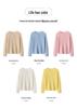 100% Cashmere 12-Gauge Plaid Hollow-Out Long-Sleeve Cardigan Coat