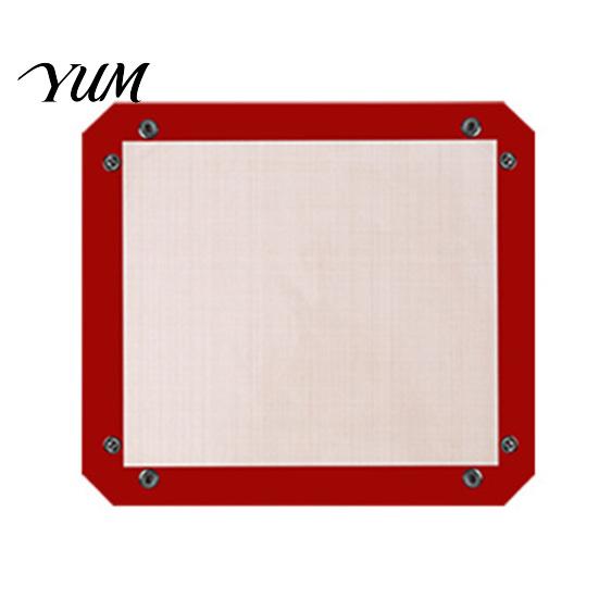 Baking Mats with Snap Buttons Transformable Snap?Up Silicone Mat, Multi?Purpose Food Tray, Heat?Resistant Oil Resistant Tray Dough Rolling