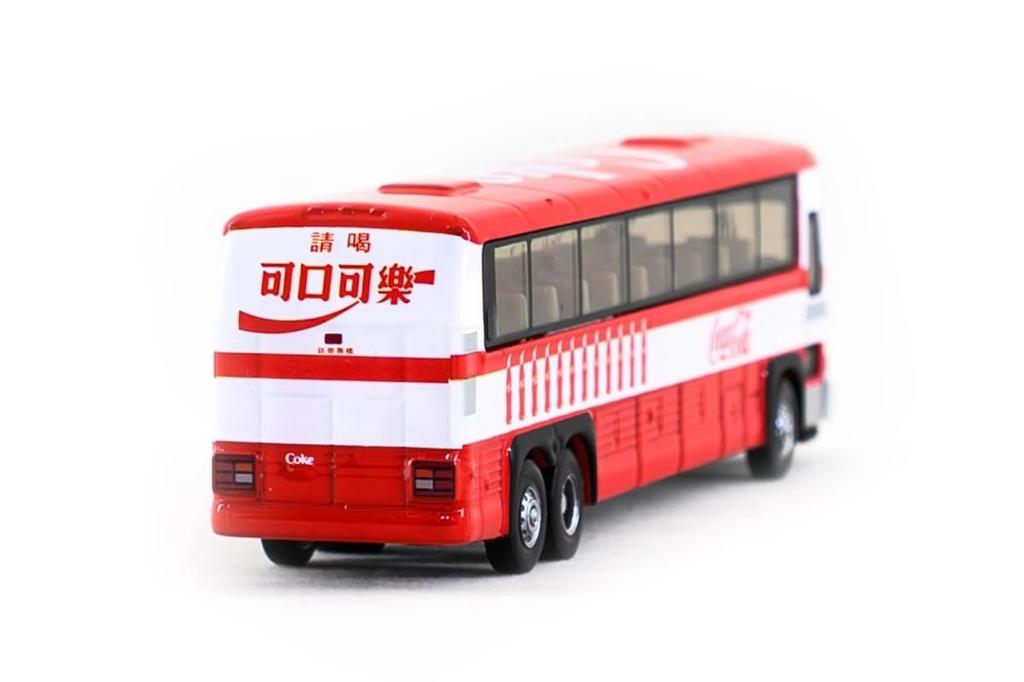 Tiny City Масштаб 96A3 Литая модель 1/110 Одноэтажный автобус Coca-Cola, Автомобиль, Красно-белый