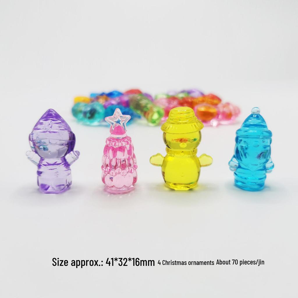 Colorful Mini Acrylic Milk Bottle Cartoon Ornaments - Cute Handmade DIY Decorative Accessories