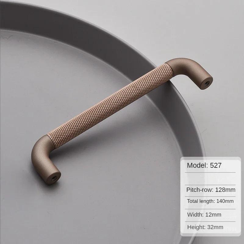 American Industrial Style Kitchen Drawer Cabinet Knurled Knobs Handles for Furniture European Wardrobe Shoe Cabinet Door Handle