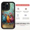 Солнцезащитные очки Курица Черная Канавка Чехол для телефона для iPhone 14/15/16/17 Pro Max