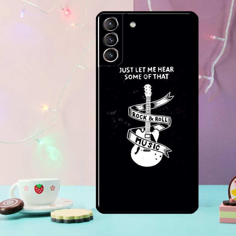 Чехол для телефона Rock Roll Skull для Samsung Galaxy S25 Ultra S20 S21 S22 S23 S24 Plus S9 S10 S24 FE S25 FE