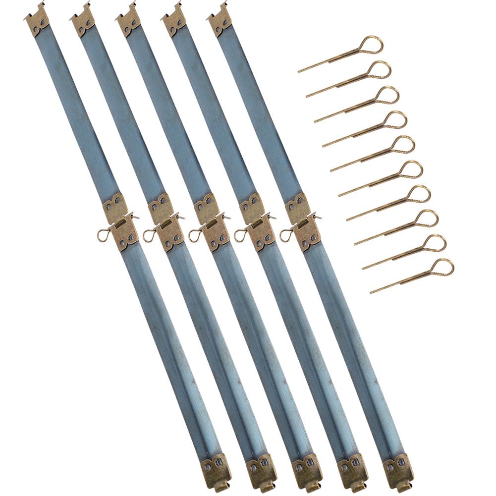 10 шт. металлические внутренние гибкие рамки ретро для монет кошельки сумки пенал DIY аксессуар