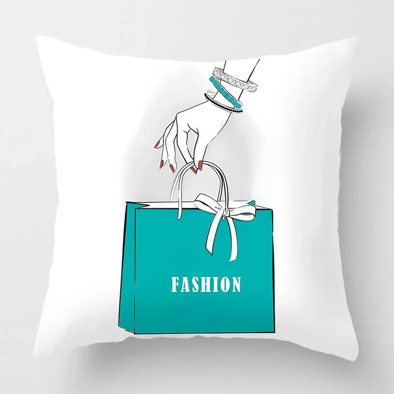 Nordic Young Women's Favorite Pillowcase Home Decoration Living Room Decoration Sofa Cushion Cover 60*60 Car Cushion Cover 40*40
