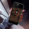 Sacred Eye of Horus Egypt Fresco Phone Case For iPhone 17 Air 16 15 Pro Max 14 Plus 13 Mini 12 11 Cover 7 8 SE Silicone Shell Pr