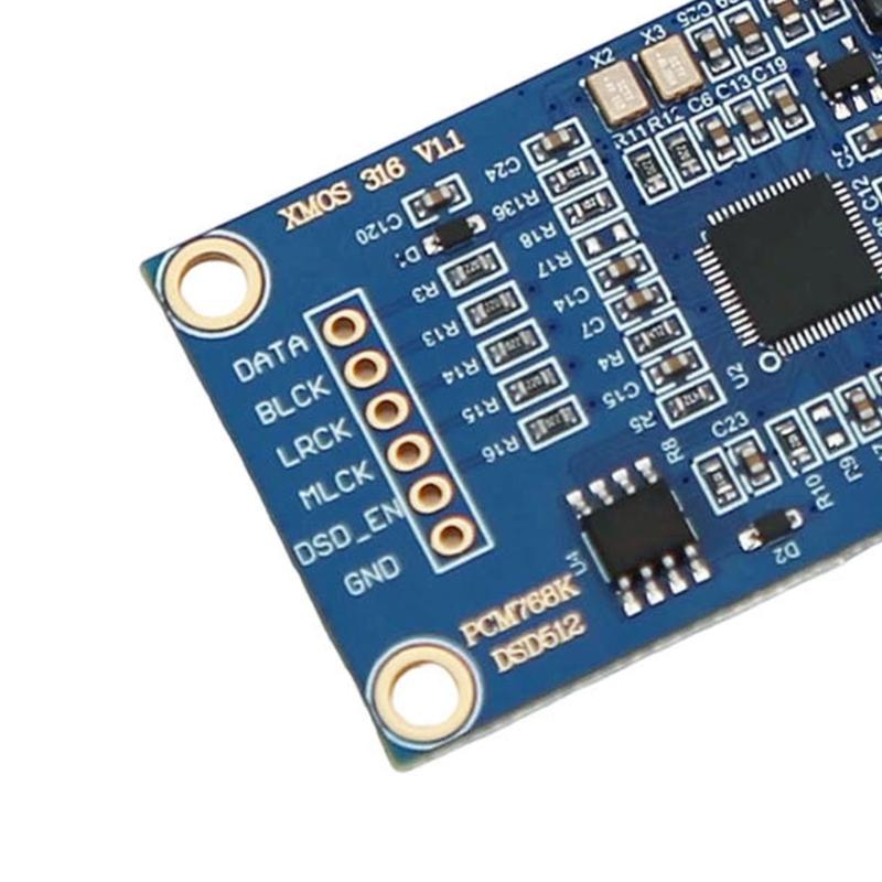 XMOS XU316 USB Цифровой Интерфейс 32бит 768K DSD512 Плата Разработки для Воспроизведения Звука Профессиональные Аксессуары