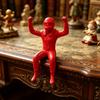 Миниатюрная фигурка гонщика в позе победителя, 3D-печать в стиле F1, празднующий гонщик, поделка, орнамент для стола, домашнего декора, подарок