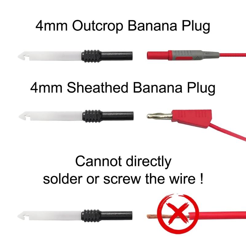 Автомобильный мультиметр, тестовые щупы с крышкой, удлинители тестовых проводов, тестовый пин с игольчатым наконечником, 30 В, изоляционные иглы для прокалывания проводов